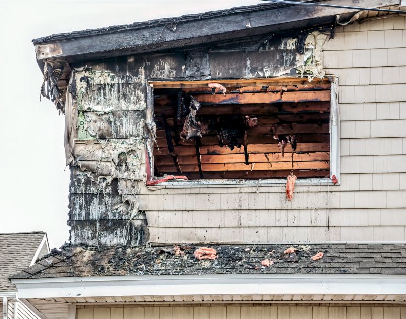 Repaired Siding and Gutters